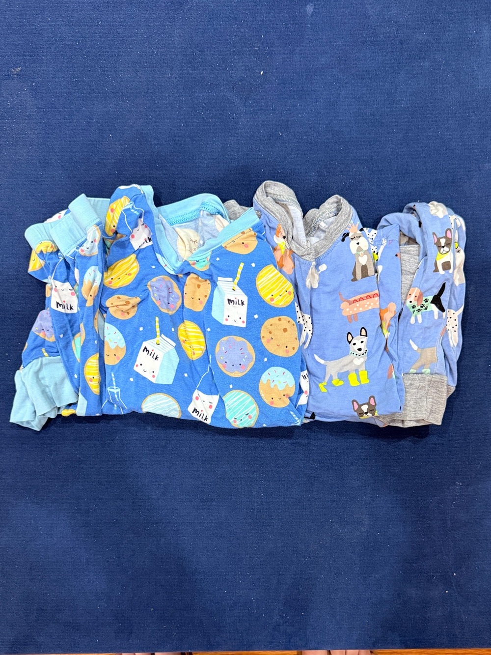 Little Sleepies 2 pairs Pajama Set with Cookies and Milk & Dog Prints